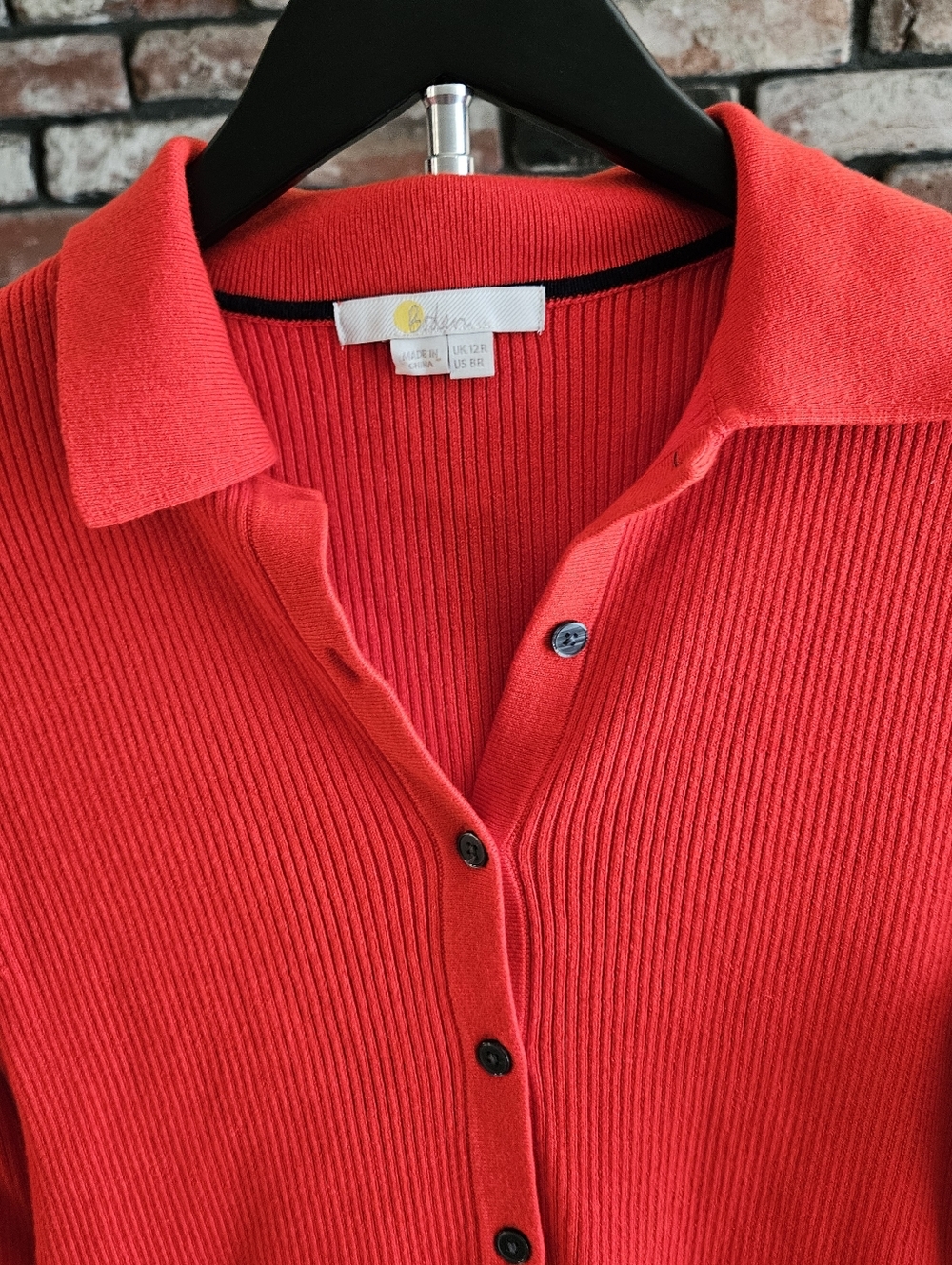 Boden Cotton Wool Blend Polo Dress - Picture 2 of 4